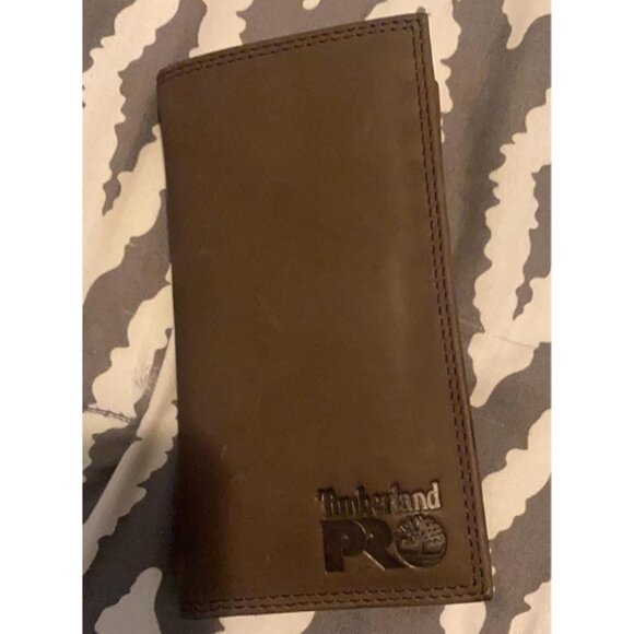 Timberland PRO Men's Leather Long Bifold Rodeo Wallet with RFID - Picture 1 of 9